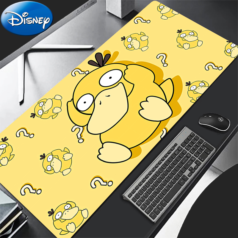Desk Setup Mat - Gaming Mouse Pad P-Pokemon Psyduck 90x40cm