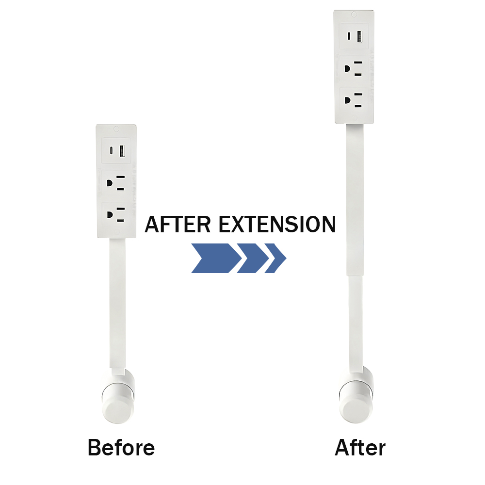 Electrical Outlet Extender Sti - Desk Setup Usb Hub recension och pris