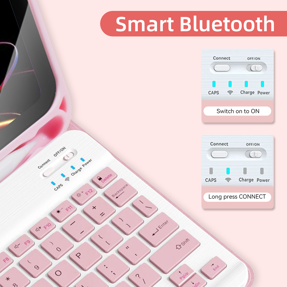 For iPad Keyboard Case For iPa - Desk Setup Ipad recension och pris