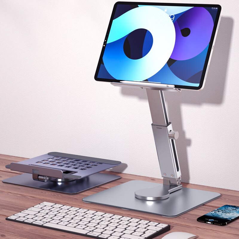 Aluminum Tablet Stand 360°Rota - Desk Setup Ipad recension och pris