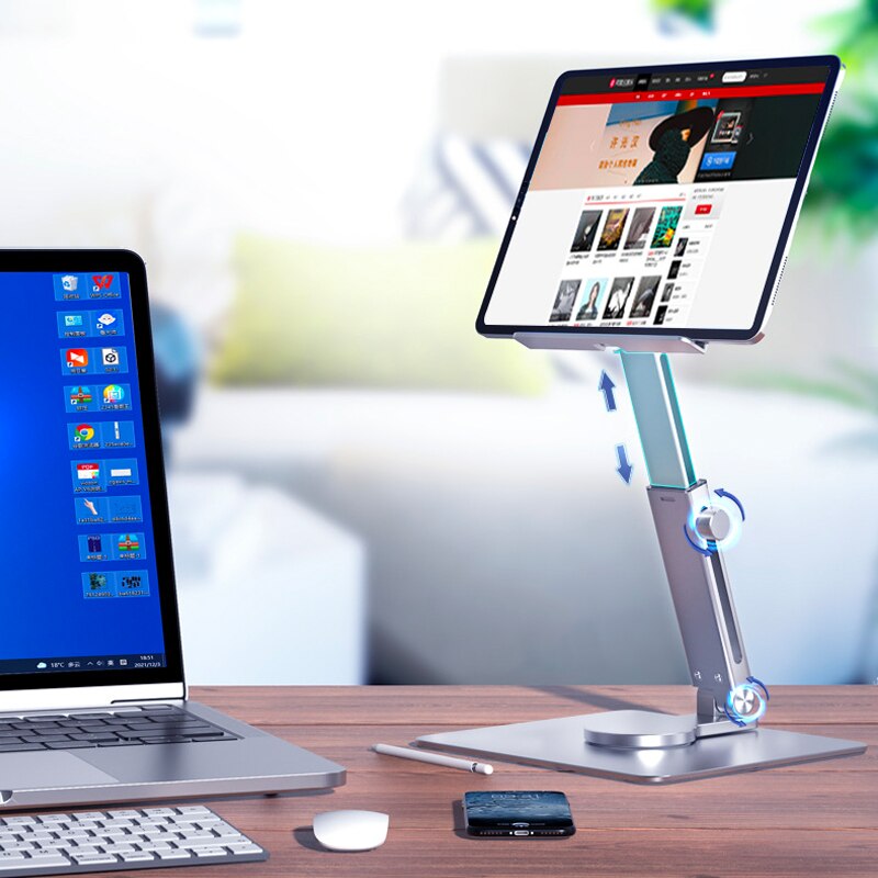Aluminum Tablet Stand 360°Rota - Desk Setup Ipad recension och pris