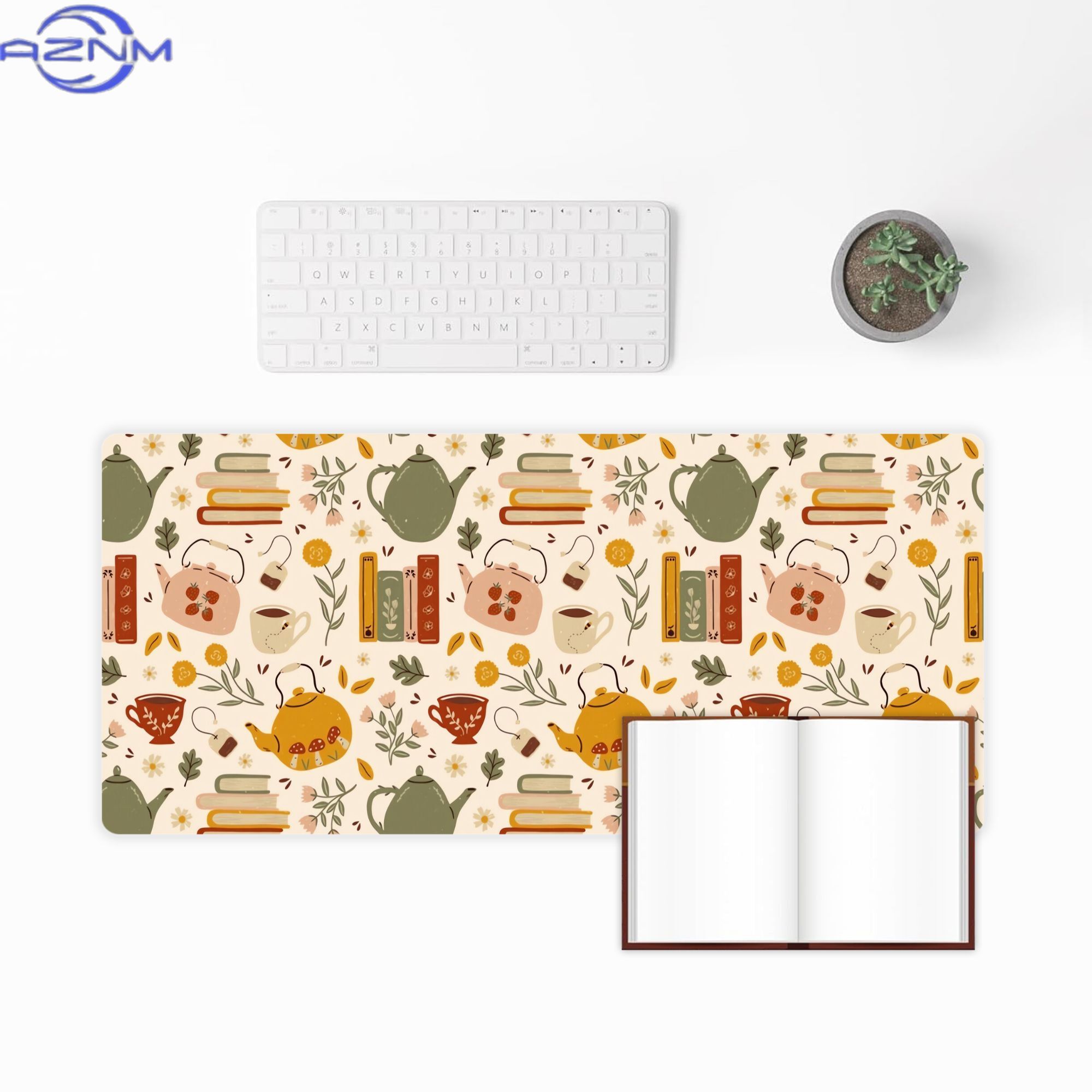 A Large Desk Mat Featuring Flo - Your Desk Setup recension och pris