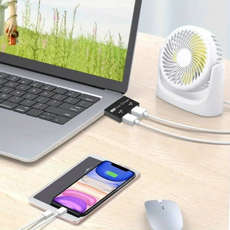 USB2.0 Splitter 1 Male To 2 Po - Desk Setup Usb Hub recension och pris