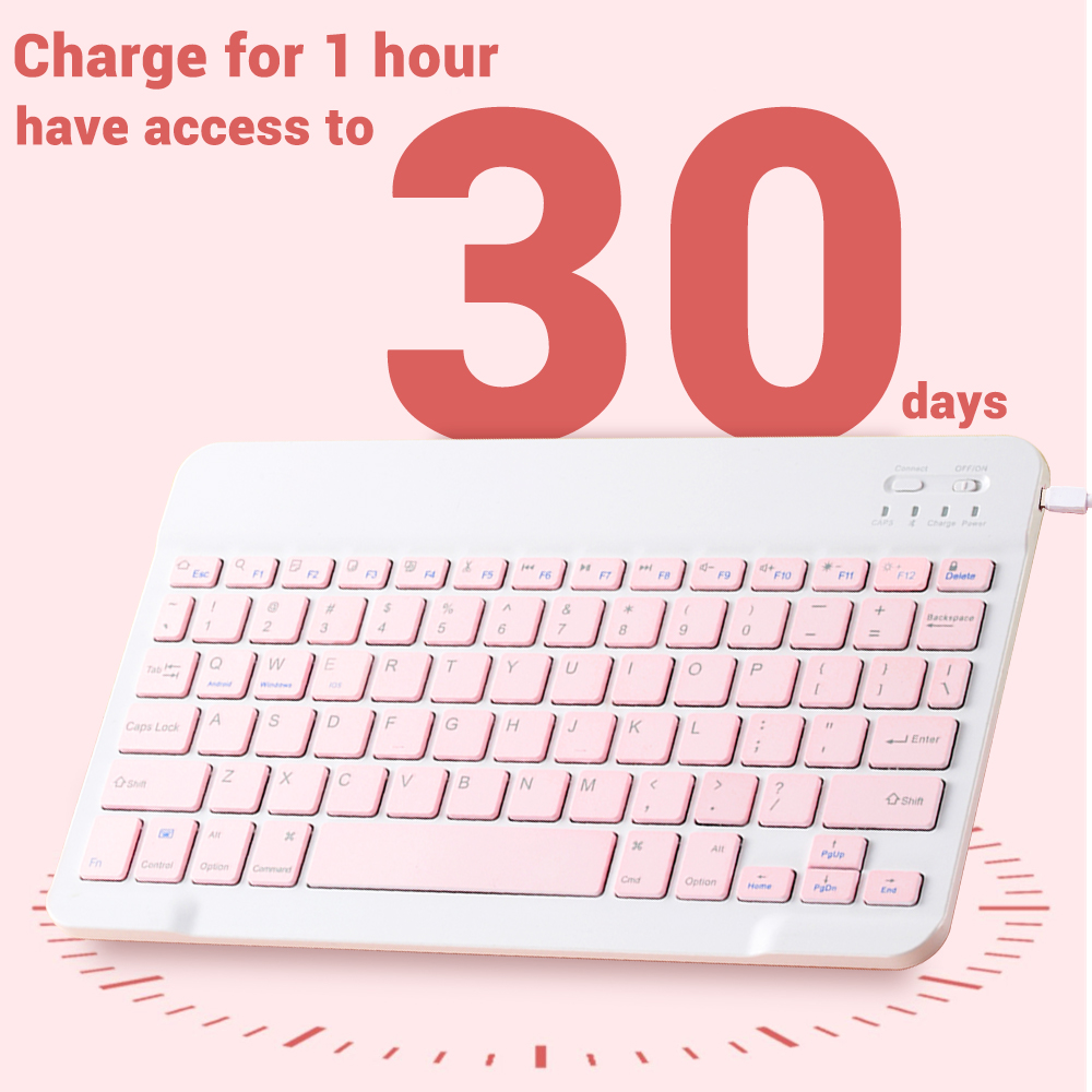 Mini Wireless Keyboard Bluetoo - Desk Setup Ipad recension och pris