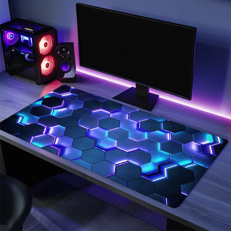 Large Gaming Mouse Pad Big Red - Desk Setup Red recension och pris