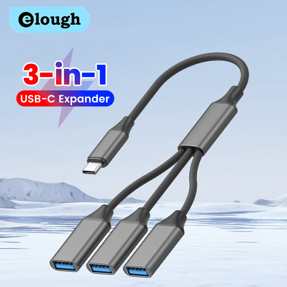 3 in 1 USB Splitter Cable USB  - Desk Setup Usb Hub recension och pris