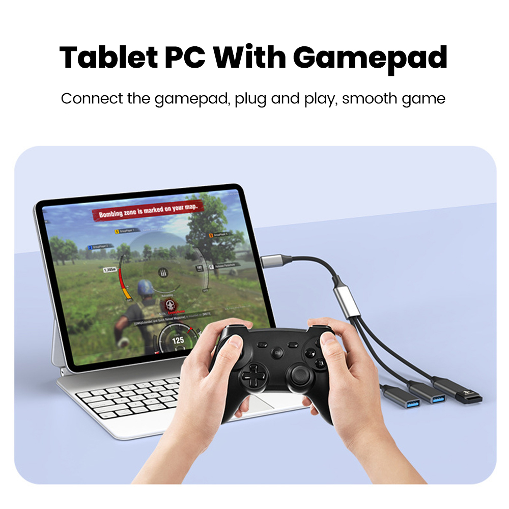 3 in 1 USB Splitter Cable USB  - Desk Setup Usb Hub recension och pris