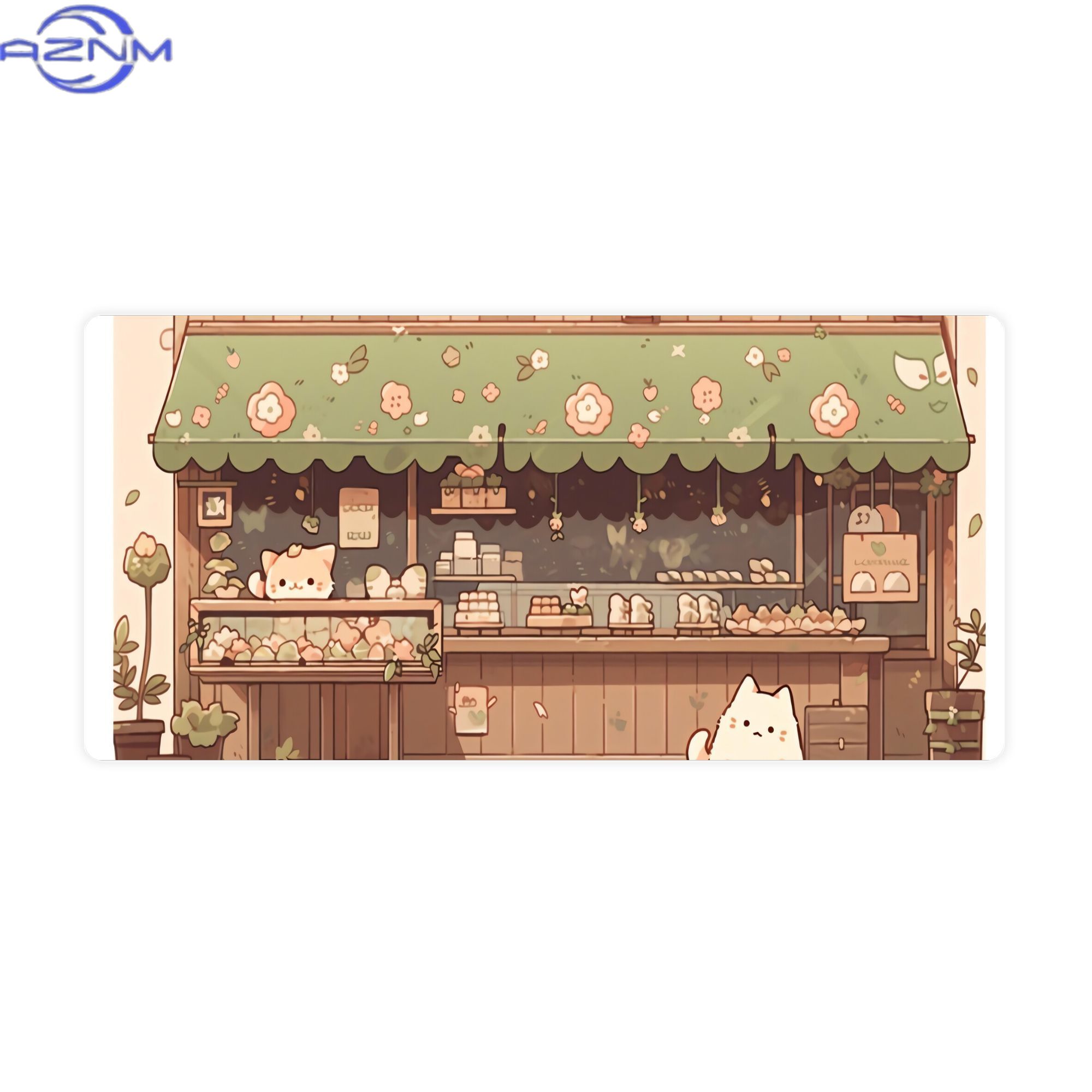 Cat Bakery Aesthetic Green Sho - Your Desk Setup recension och pris