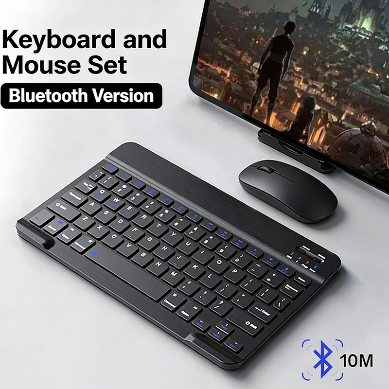 JP-Bluetooth Keyboard and Mous - Desk Setup Ipad recension och pris