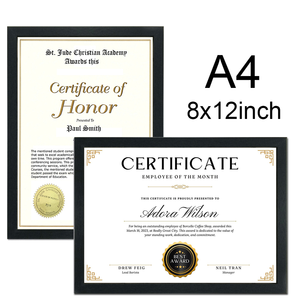 1/2/3pcs Wood Picture Frame A4 - Desk Setup Photo recension och pris