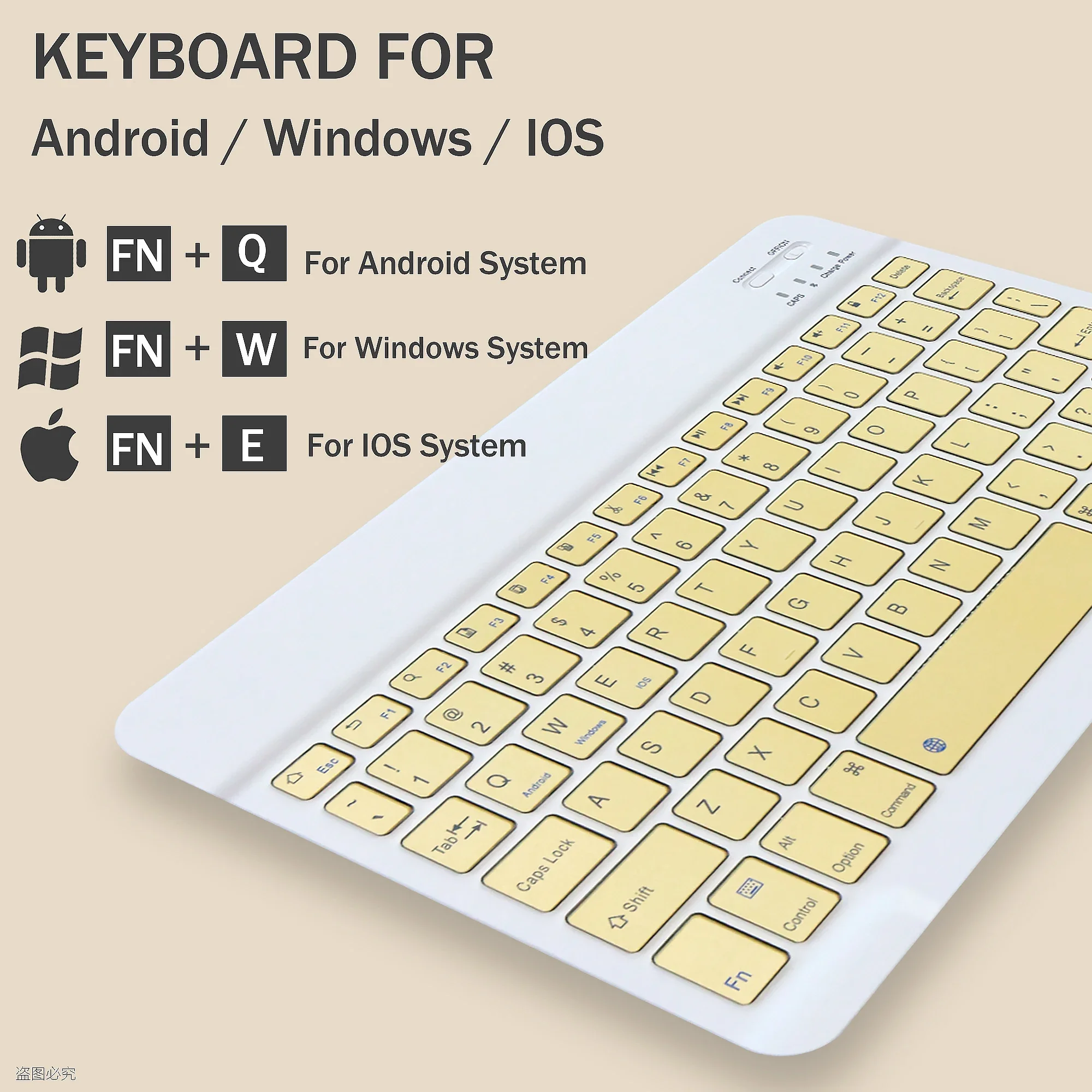 Colorful Candy Bluetooth Keybo - Desk Setup Ipad recension och pris