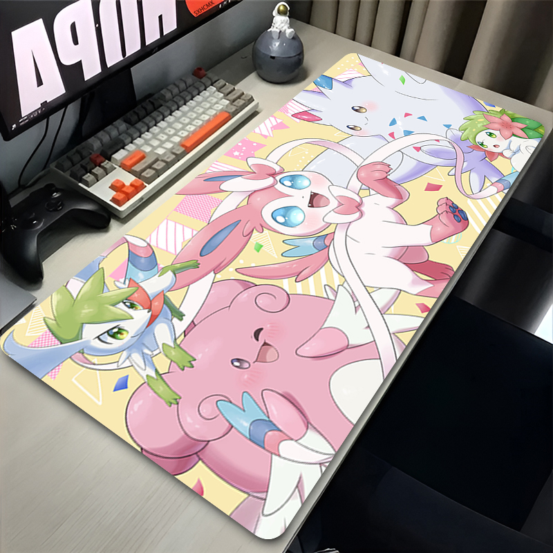 Large Pink Cute Mousepad XXL G - Desk Setup Mat recension och pris