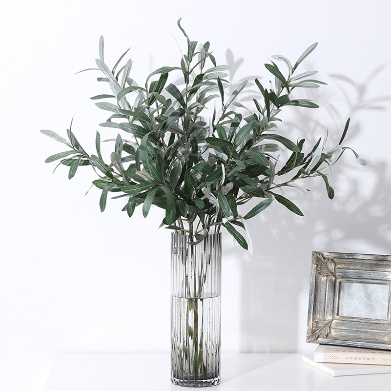 Artificial Plants Olive Green  - Desk Setup Photo recension och pris