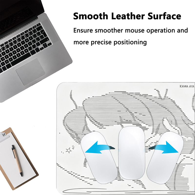1Pcs Leather Mouse Pad Anime A - Desk Setup Mat recension och pris
