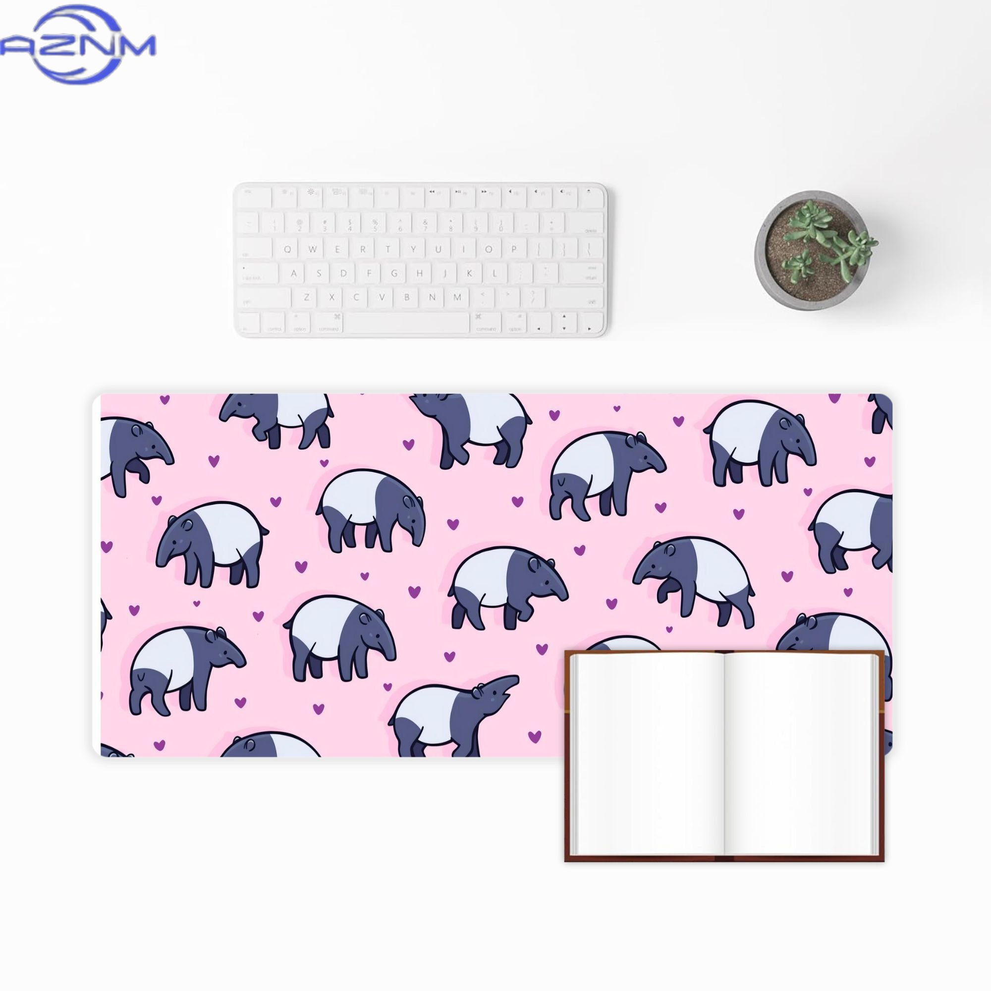 Tiny Tapirs Large Desk Mat for - Your Desk Setup recension och pris